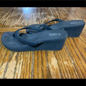 Flojos Oliva flip flop sz 11 Black